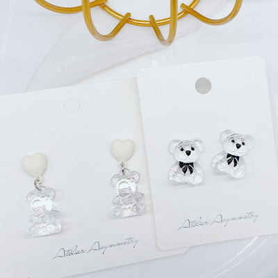 Teddy Bear Stud Earrings 