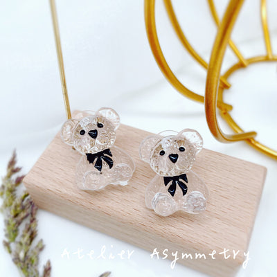 Teddy Bear Stud Earrings 