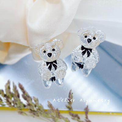 Teddy Bear Stud Earrings 